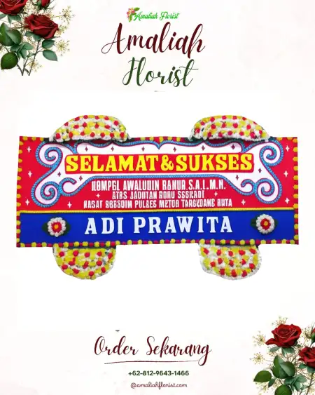 Papan Bunga Ucapan Selamat Kutoarjo